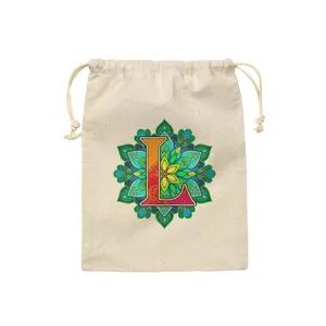 کیسه نان و سبزی ترمه طراحان ایده مدل حرف L ماندالا کد cfp2962 - S