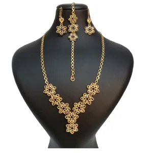 نیم ست طلا 18 عیار زنانه گالری یارطلا مدل زیتون کد SR71