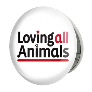 آینه جیبی خندالو طرح حمایت از حیوانات مدل تاشو کد 27374 