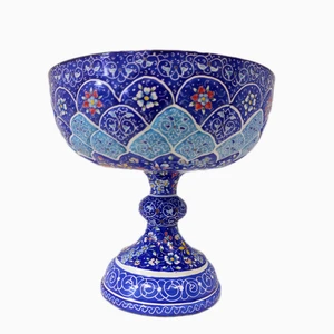 میوه خوری میناکاری مدل گل و پرداز کد 402