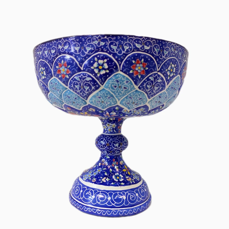 میوه خوری میناکاری مدل گل و پرداز کد 402