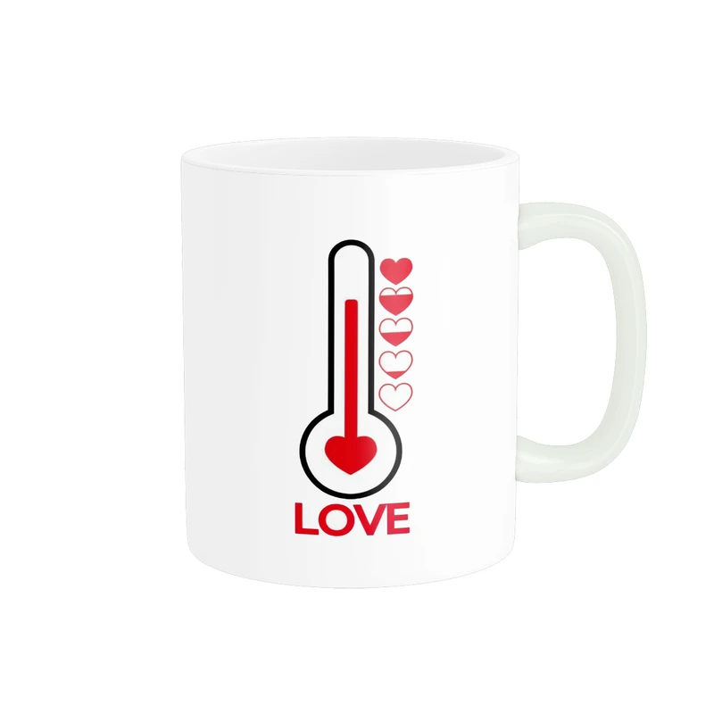 ماگ پاد آفرین مدل فانتزی طرح قلب عشق love عاشقانه کد p12005