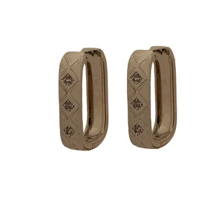 گوشواره زنانه ژوپینگ مدل هندسی کد NE 036