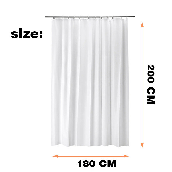 پرده حمام دلفین مدل jack-7766 سایز 180x200 سانتی متر