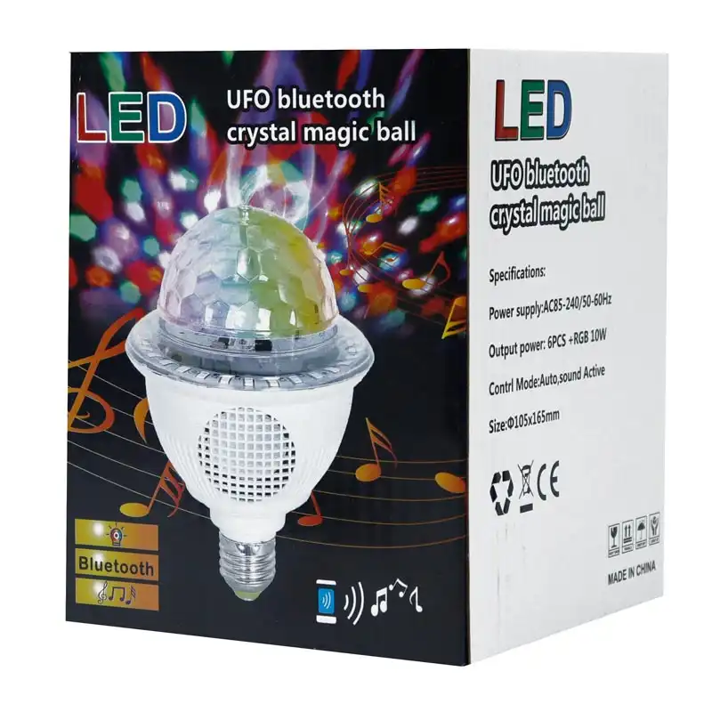 رقص نور مدل UFO Crystal Magic Ball