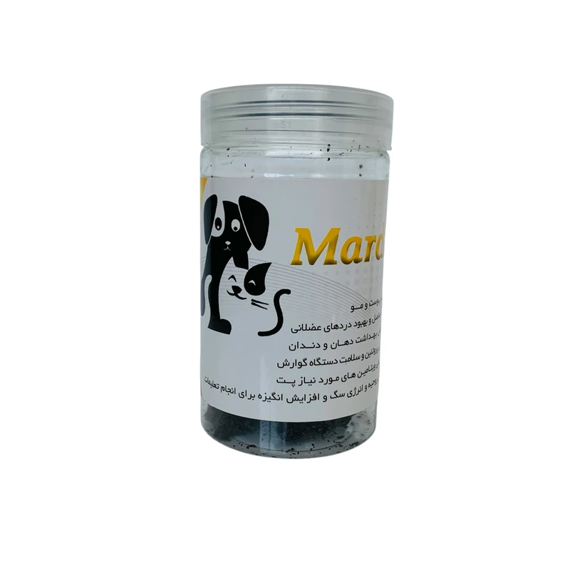 تشویقی سگ ماردین مدل چیپس گوشت گوساله وزن 100 گرم