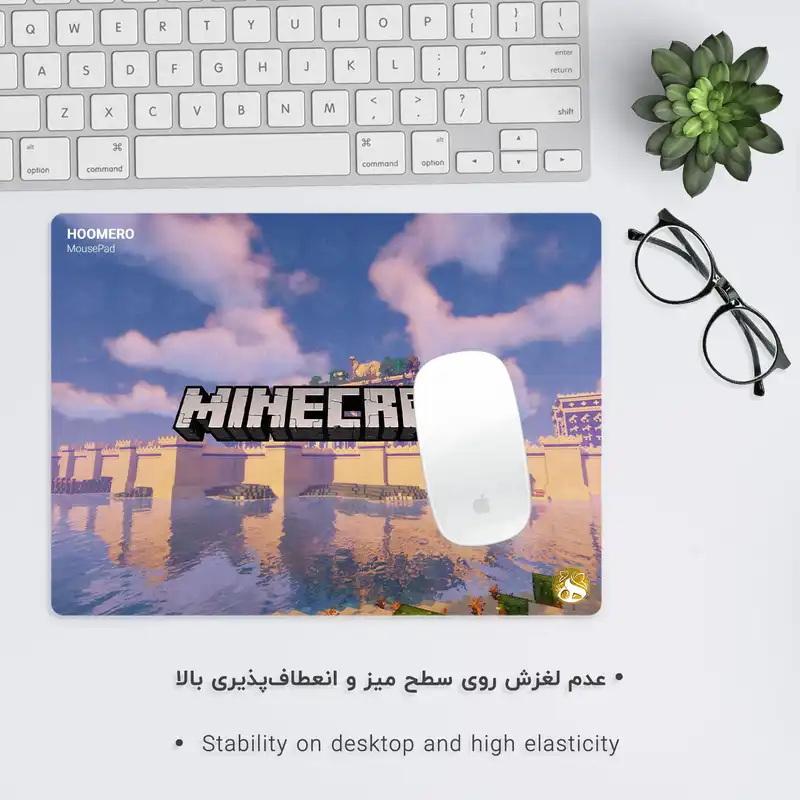 ماوس پد هومرو طرح بازی ماینکرفت مدل A2227
