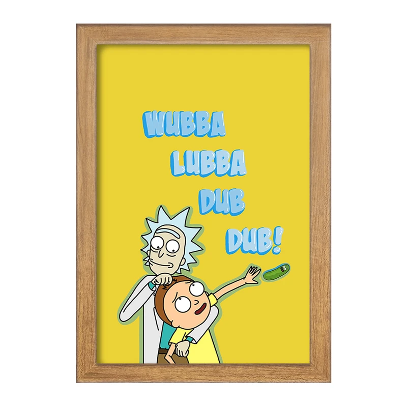 تابلو خندالو مدل ریک و مورتی (Rick and Morty) کد F167