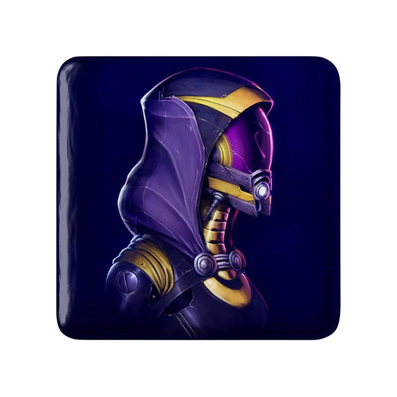 مگنت خندالو طرح بازی مس افکت (Mass Effect) مدل مربعی کد 31560