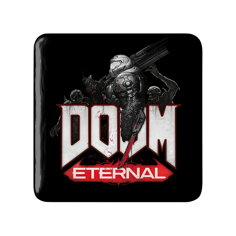 مگنت خندالو طرح ارت وورک از بازی دووم اترنال مدل مربعی کد 30579