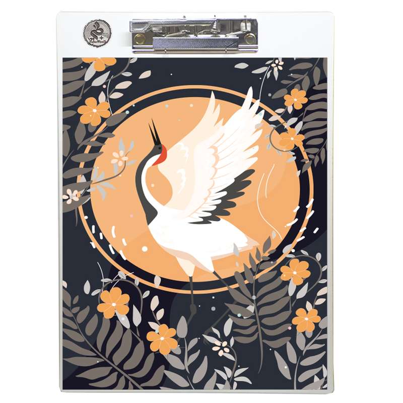 تخته شاسی طه چوب مدل Bird in flight01 سایز A4