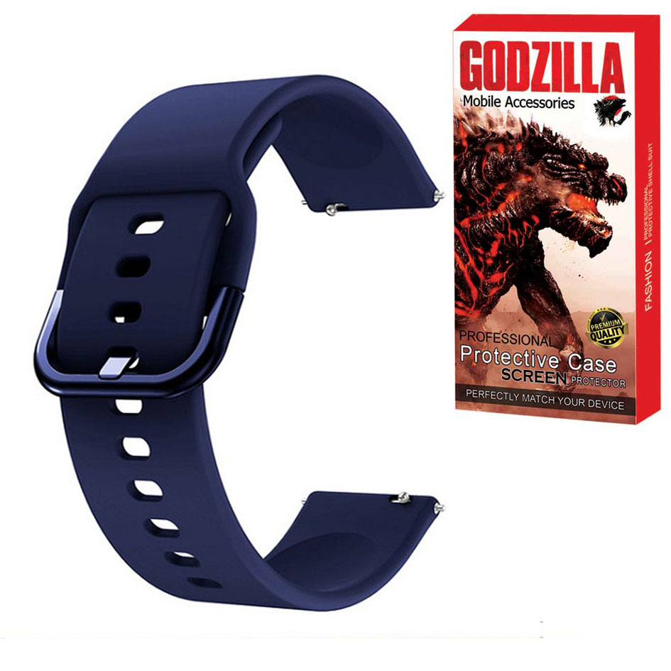 بند گودزیلا مدل G-Sil-SQ مناسب برای ساعت هوشمند سامسونگ Galaxy Watch 4 Classic 42mm / 46 mm