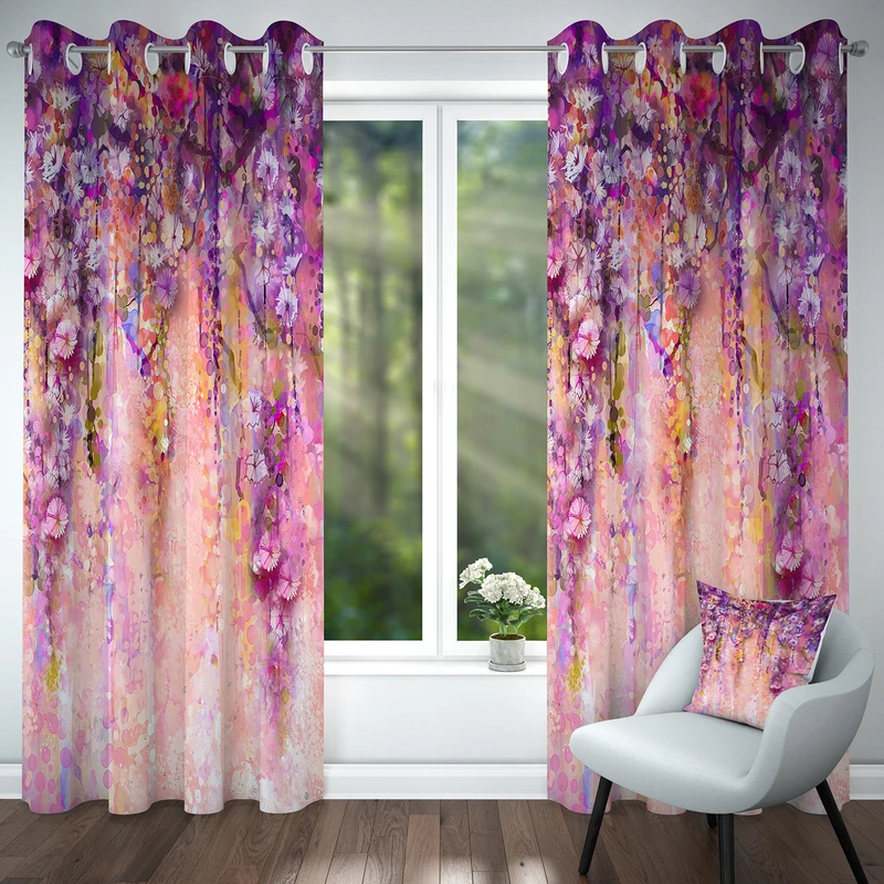 پرده مدل هازان کد 4289 سایز 140x280 سانتی متر