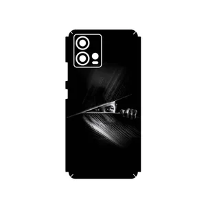 MAHOOT Black Portrait Cover Sticker for Motorola Edge 30 Fusion