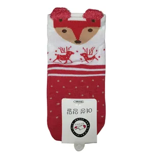 جوراب دخترانه مدل کریسمس کد 2