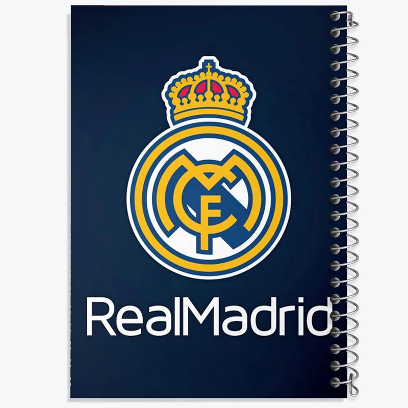 دفتر مشق 50 برگ خندالو مدل باشگاه رئال مادرید Real Madrid کد 2070
