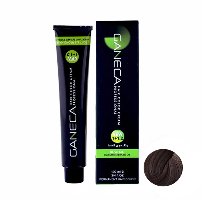 رنگ مو گانسا شماره AS19 حجم 100 میلی لیتر رنگ قهوه ای