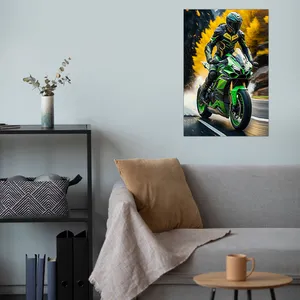 پوستر گوفی مدل موتورسیکلت موتورسوار موتور جی پی طرح Motorcycle Moto GP Yamaha کد MOTO3