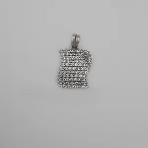 آویز گردنبند نقره زنانه کد 20052