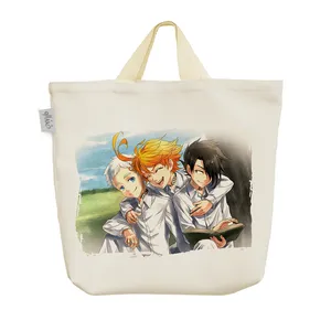 ساک خرید خندالو مدل ری اما و نورمن انیمه ناکجاآباد موعود کد 1142