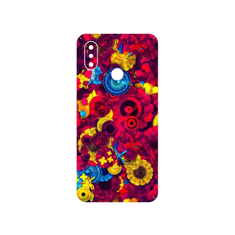 برچسب پوششی ماهوت مدل Vector Flower Garden Digital Art مناسب برای گوشی موبایل شیائومی Mi 8