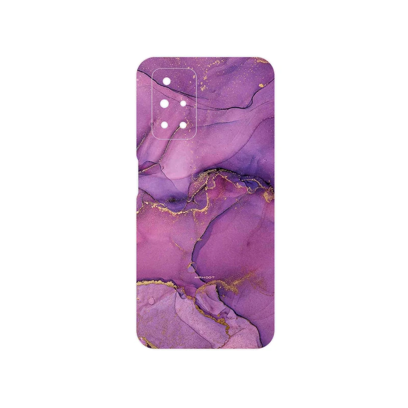 برچسب پوششی ماهوت مدل Purple Marble مناسب برای گوشی موبایل شیائومی Redmi 10
