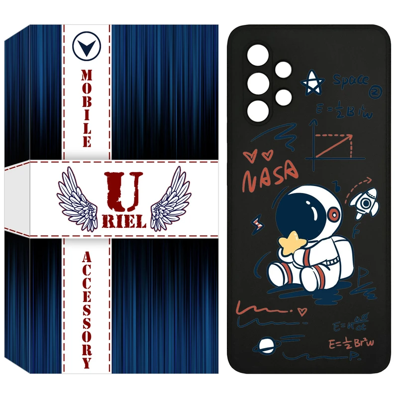 کاور یوریل مدل KSH کد 1 طرح فضانورد مناسب برای گوشی موبایل سامسونگ Galaxy A32 4G