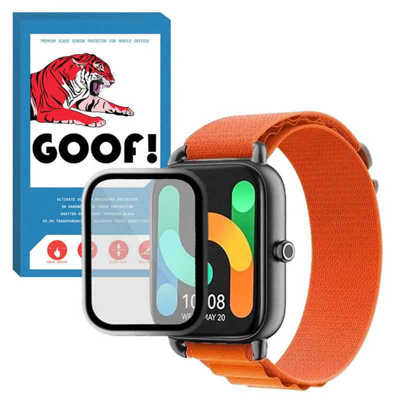 بند گوف مدل LOOP ALPINE مناسب برای ساعت هوشمند هایلو RS4 PLUS به همراه محافظ صفحه نمایش