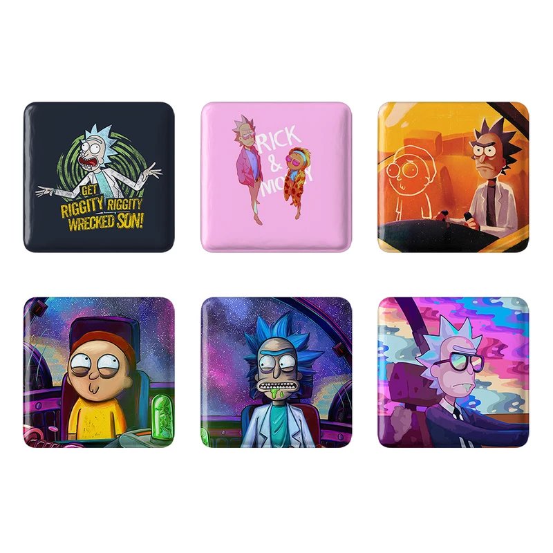پیکسل خندالو مدل انیمیشن ریک و مورتی Rick and Morty کد 1699B مجموعه 6 عددی