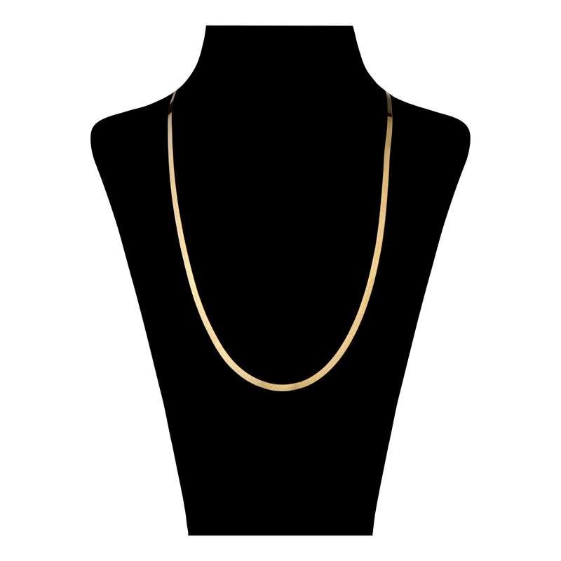 گردنبند طلا 18 عیار زنانه طلای مستجابی مدل 80108