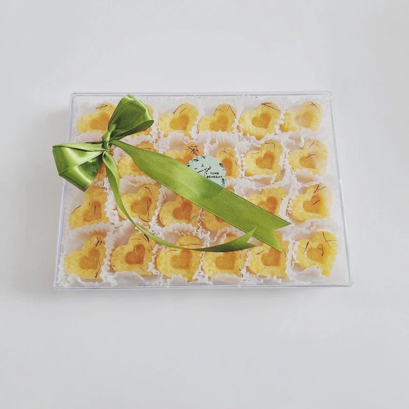 نبات قلبی زعفرانی - 15 گرم بسته 24 عددی