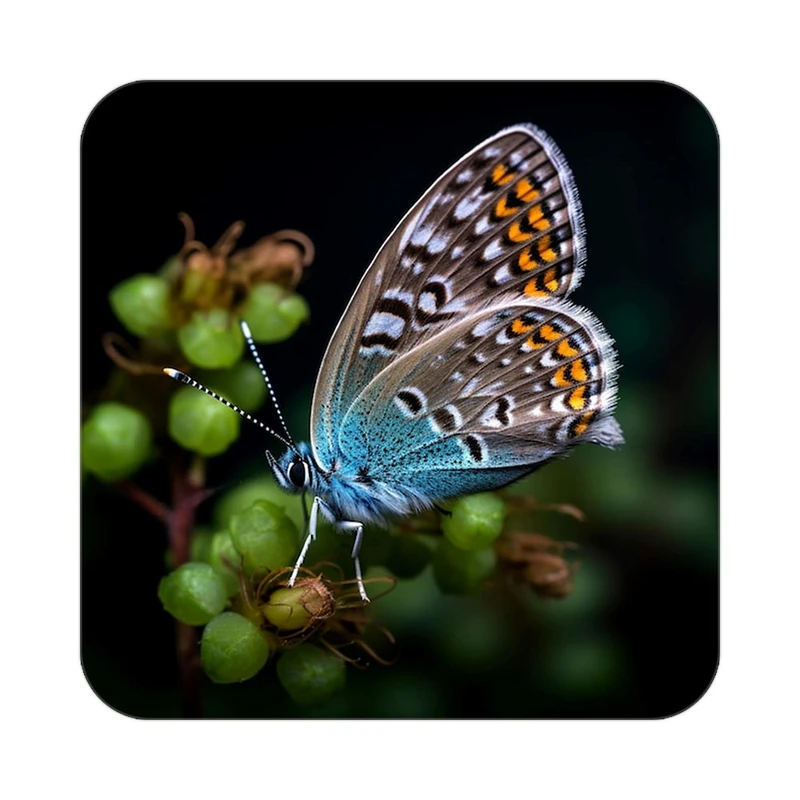 زیر لیوانی کاکتی طرح گل مدل mp16627