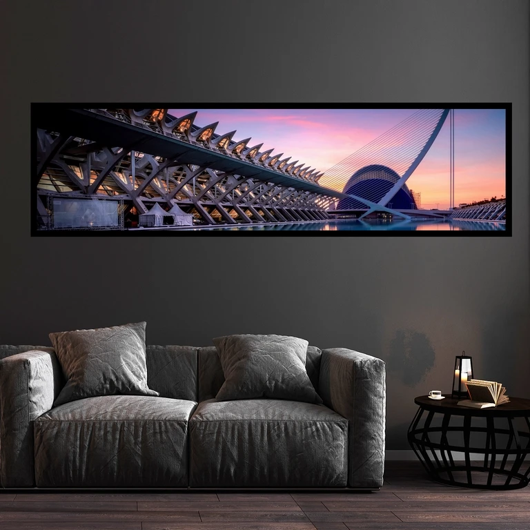 تابلو بکلیت طرح معماری مدرن شهری مدل کشیده B-7429