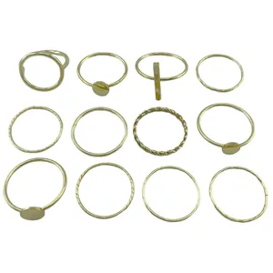 انگشتر زنانه مدل R4020 مجموعه 12 عددی