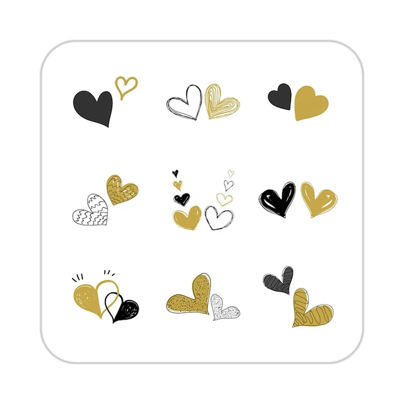 زیر لیوانی کاکتی طرح عاشقانه مدل mp40076