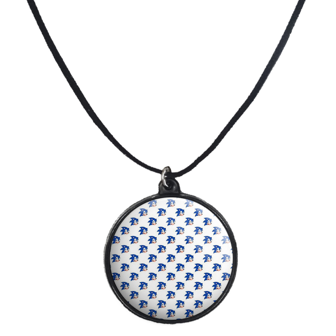 گردنبند پرمانه طرح سونیک کد pmb.14922 مدل دو طرفه