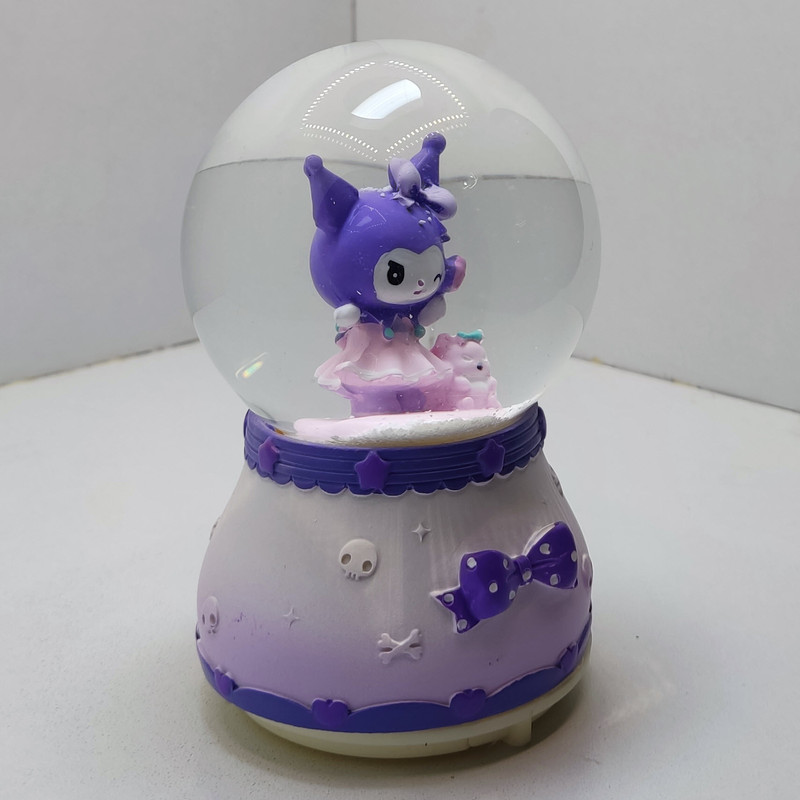 گوی موزیکال مدل چراغ دار طرح کرومی