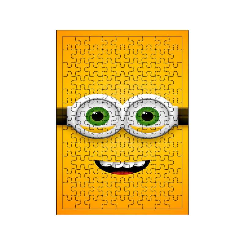 پازل 117 تکه مدل مینیون کد 1604