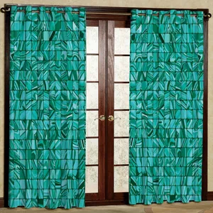 پرده مدل طرح دار مخمل پانچی کد 2197 سایز 140x280 سانتی متر