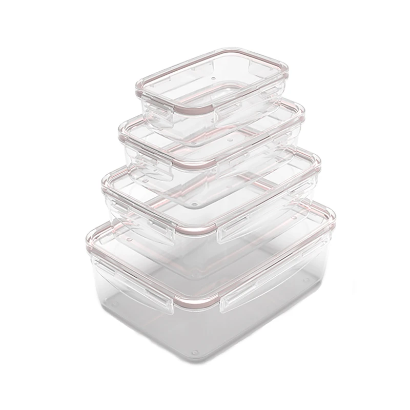 ظرف نگهدارنده ویرو پلاستیک مدل ایزی لاک کد 208 بسته 4 عددی