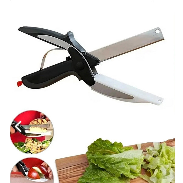 قیچی آشپزخانه چندمنظوره مدل clever cutter قیچی آشپزخانه چندمنظوره مدل clever cutter