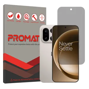 Promate Hydrogel model privacy screen protector suitable for OnePlus 15 mobile phone