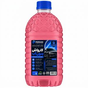محلول کارواش بدون آب پرشین مدل 8 بار شست و شو حجم 4 لیتر