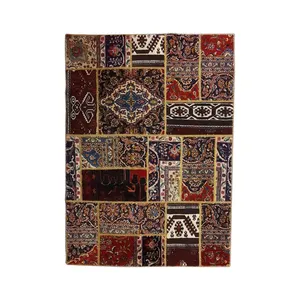 کلاژ فرش دستبافت سه متری مدل چهل تکه کد N.K.P.CO.C1