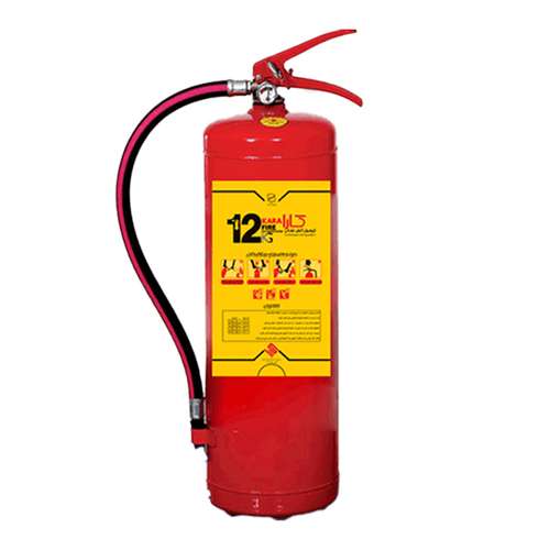 کپسول آتش نشانی کارا سیلندر مدل BCE وزن 12 کیلوگرم