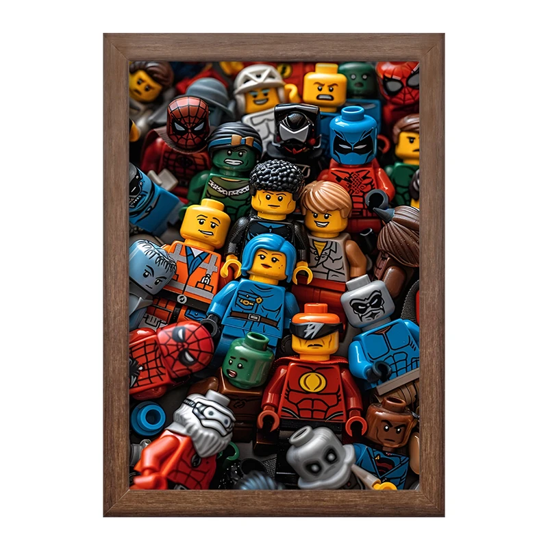 تابلو خندالو طرح لگو (Lego) کد F4219