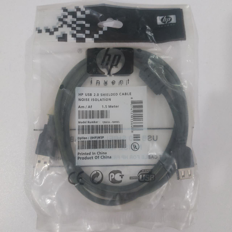 کابل افزایش طول USB 2.0 اچ پی مدل UL طول 1.5 متر