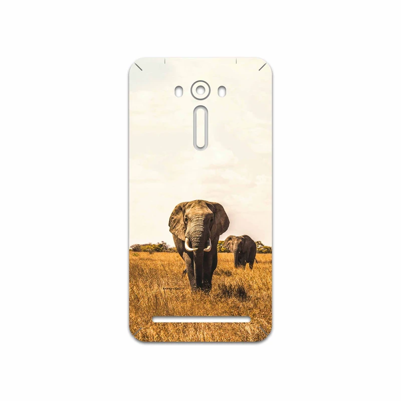 برچسب پوششی ماهوت مدل Elephant مناسب برای گوشی موبایل ایسوس Zenfone 2 Laser