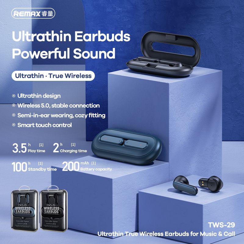 هدفون بلوتوثی ریمکس مدل TWS-29 -  - 7