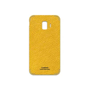 MAHOOT Mustard-Leather Cover Sticker for Samsung Galaxy J2 Core